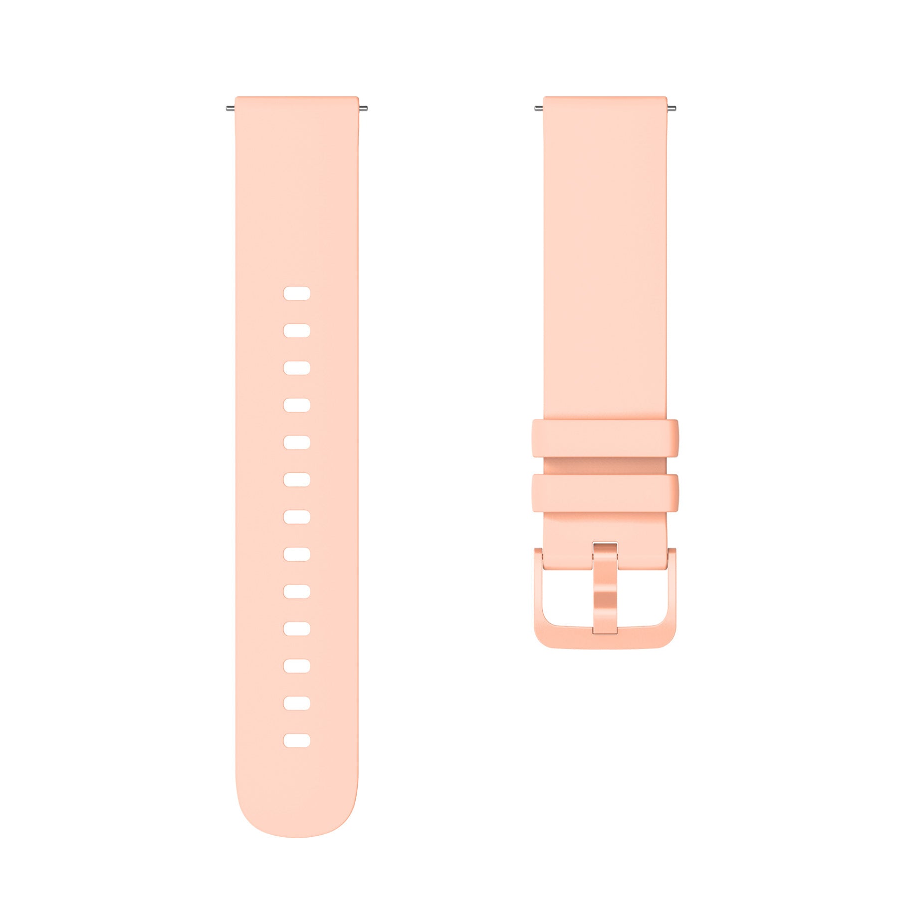 Flat Same Color Buckle Universal Silicone Strap Limorista