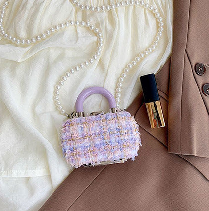 Decoration Bag Pearl Chain One-shoulder Women Limorista