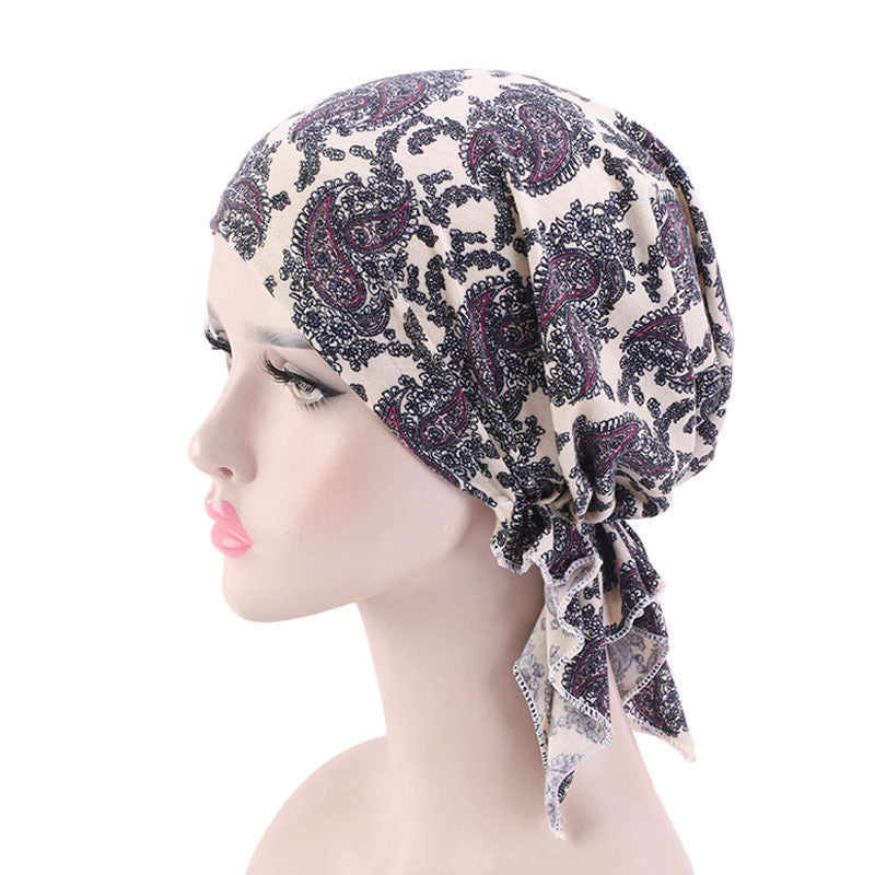 Stretch Hair Band Braid Hat Ethnic Style Fashion Scarf Muslim Ethnic Limorista