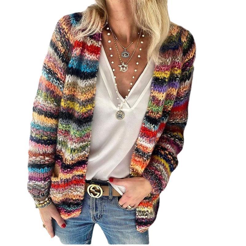 Limorista - Sweater Knitted Cardigan Thin Coat Loose Coat Women