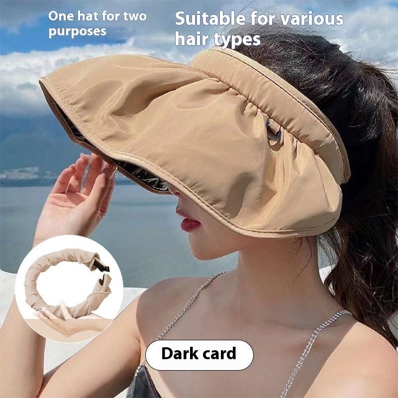 Summer Shell Hat FPF50 Empty-top Hat Women&