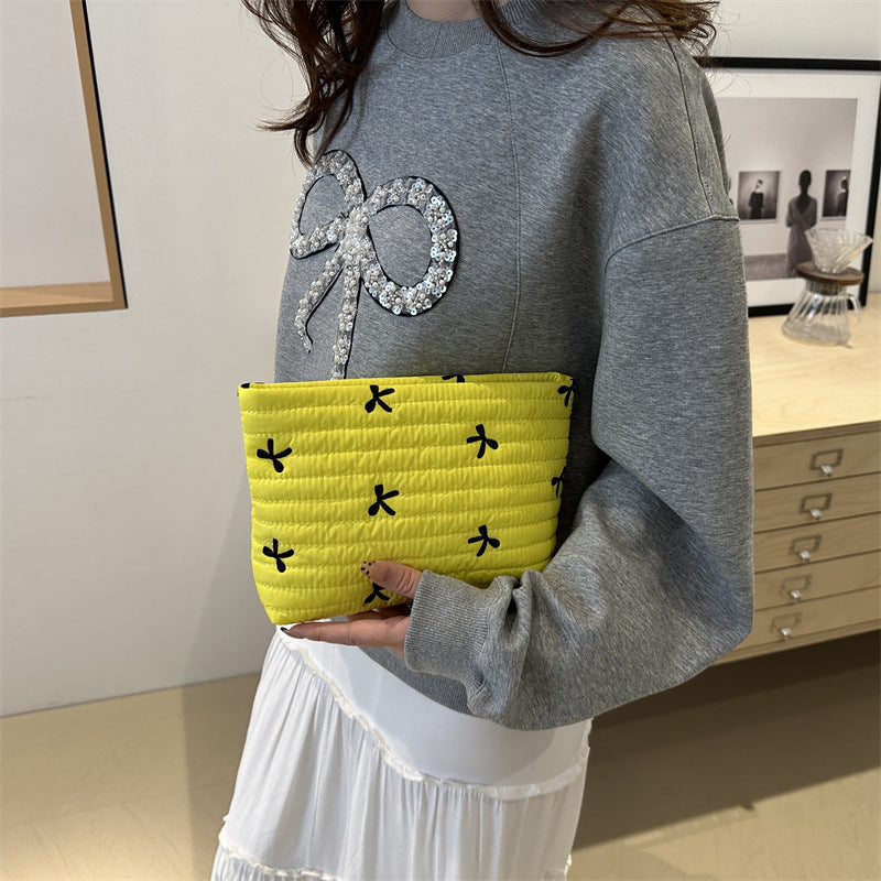 Oxford Cloth Butterfly Print Clutch For Women Limorista