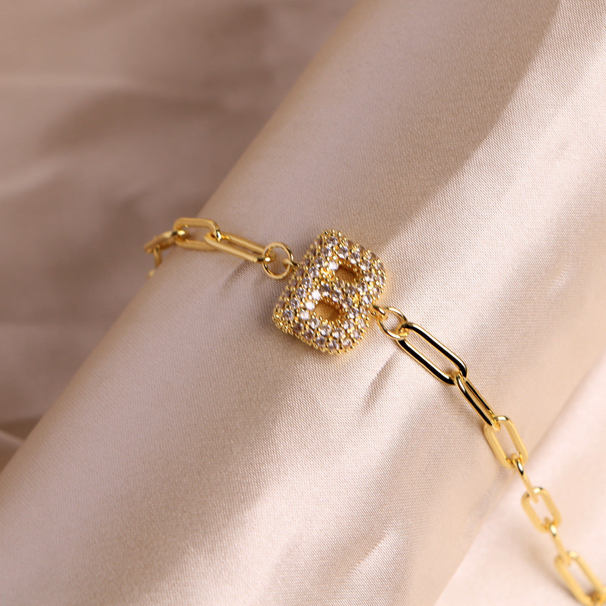 18K Bubble Balloon 26 English Zircon Clip Bracelet Limorista