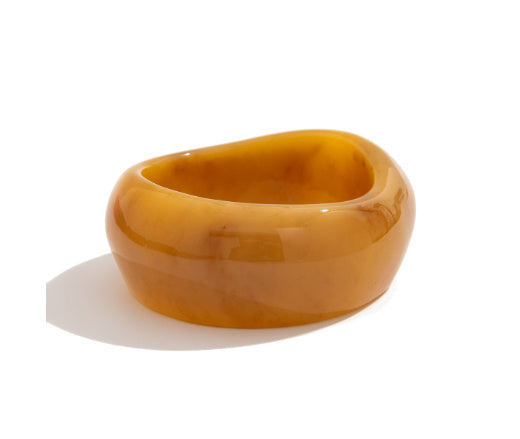 European And American Exaggerated Ins Style Translucent Color Wide Bracelet Limorista