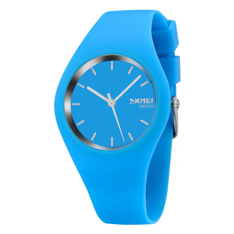 Fashion Simple Jelly Color Couple Waterproof Watch Limorista