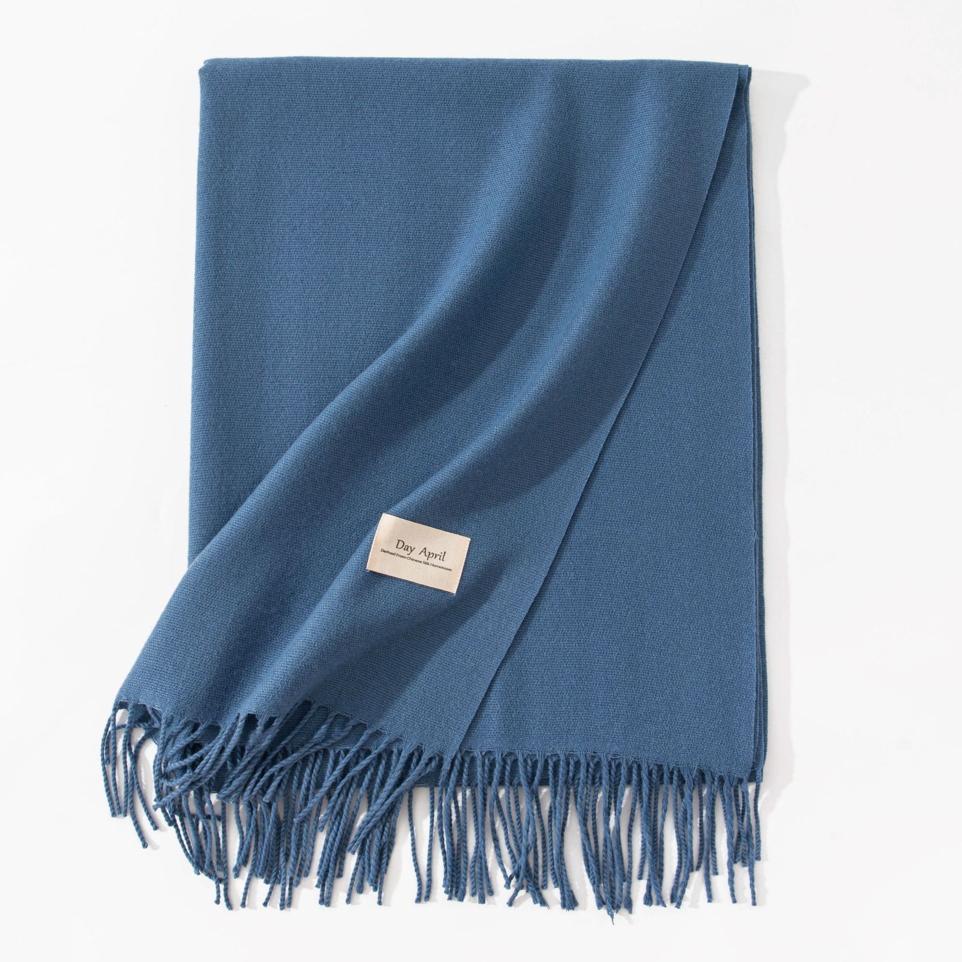 Pure Color Artificial Cashmere Scarf Women&