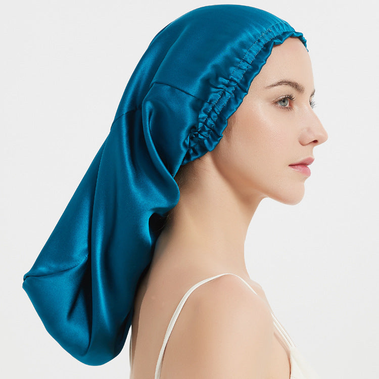 Silk Long Tube Nightcap Hair Care Thermal Heat Cap Limorista