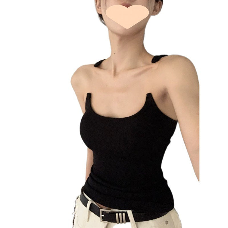 Hot Girl Style Invisible Shoulder Camisole Limorista