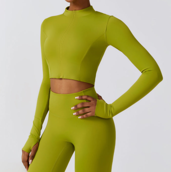 Zipper Outdoor Running Sports Ladies Yoga Jacket Limorista