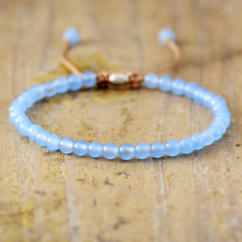 Simple Natural Stone Beaded Bracelet Limorista