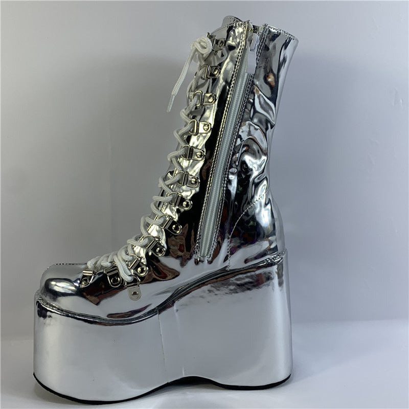 Casual Flat Platform High-top Low-top Shoes Limorista