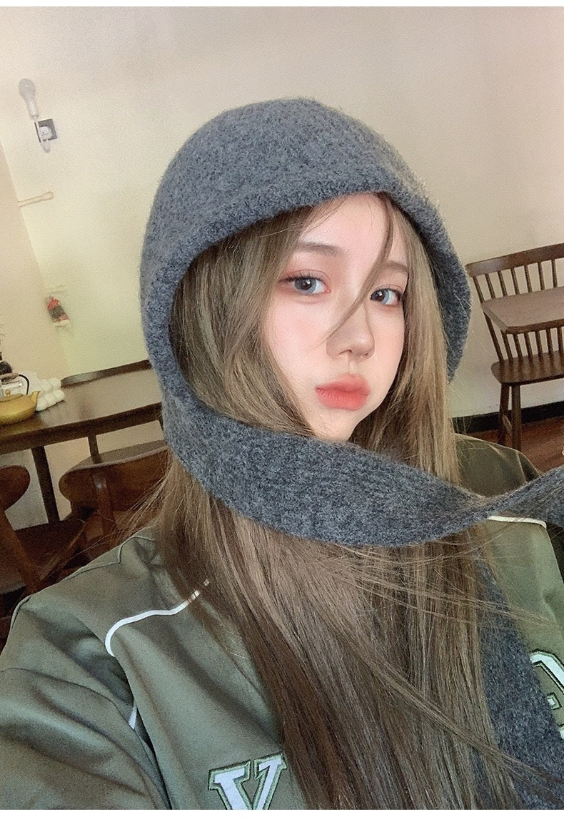 Winter Knitting Warm Wool Hat Limorista