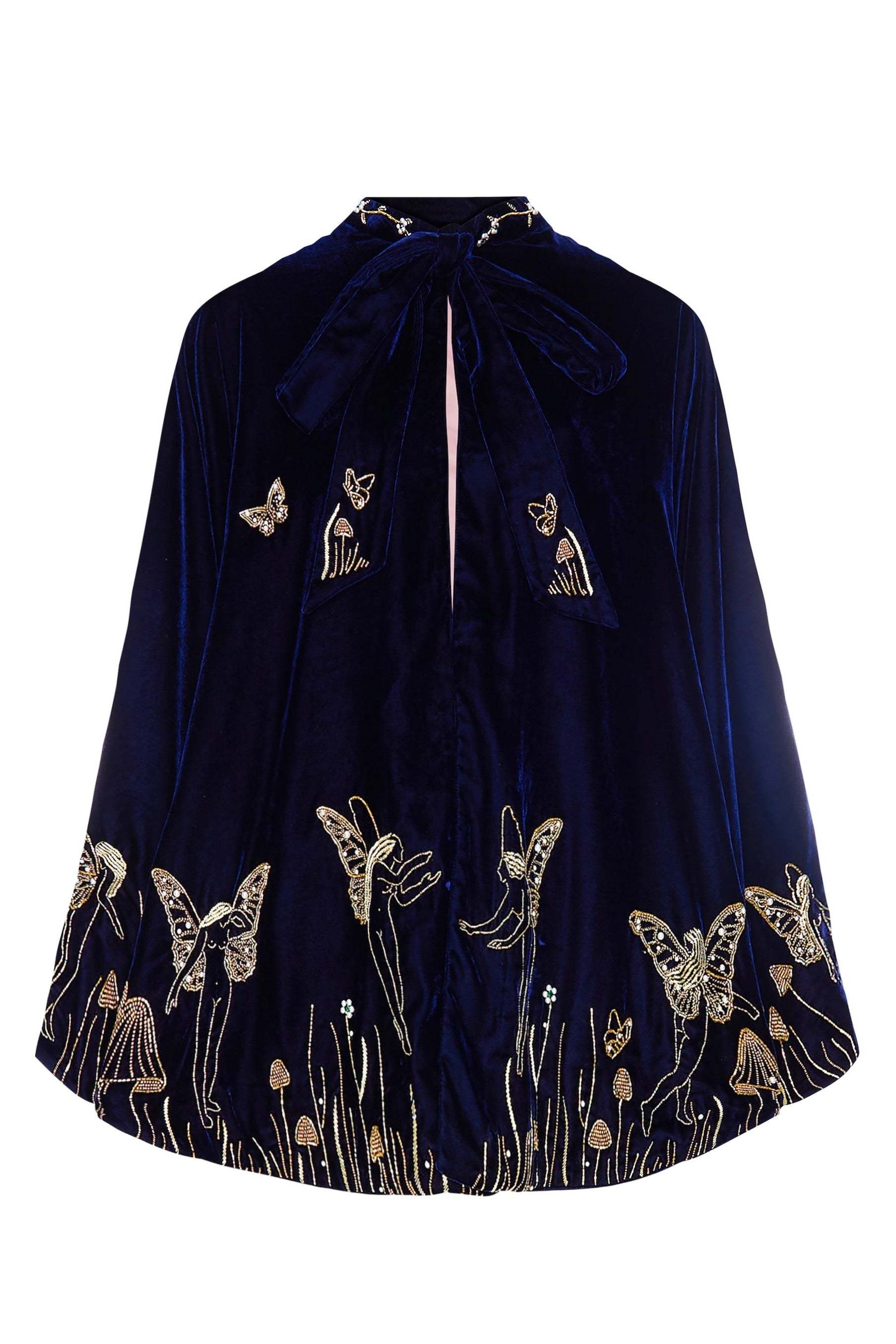 Embroidered Wheat Ear Velvet Jacket With Heavy Craftsmanship Limorista