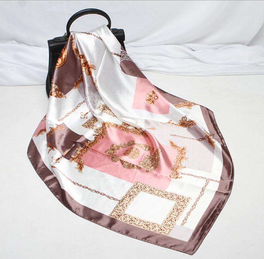 Digital Printed Square Silk Scarf Limorista