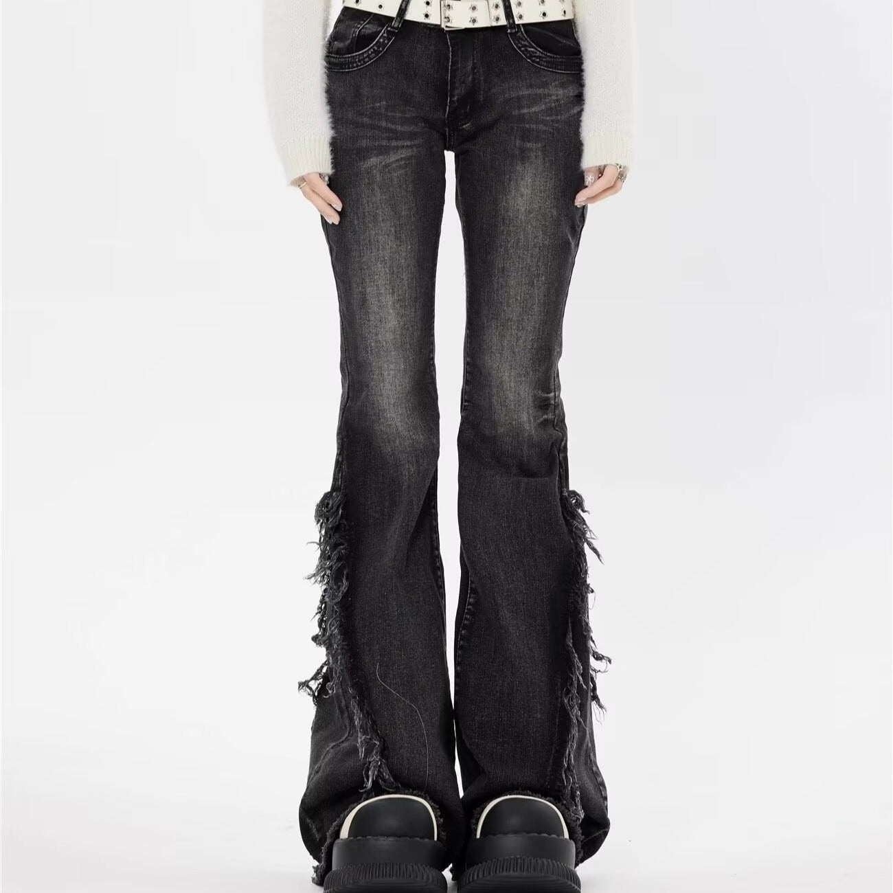 Fashion American Slightly Flared Jeans Women Limorista