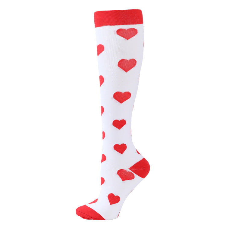 Sports Compression Socks Pattern Stretch Stockings Limorista