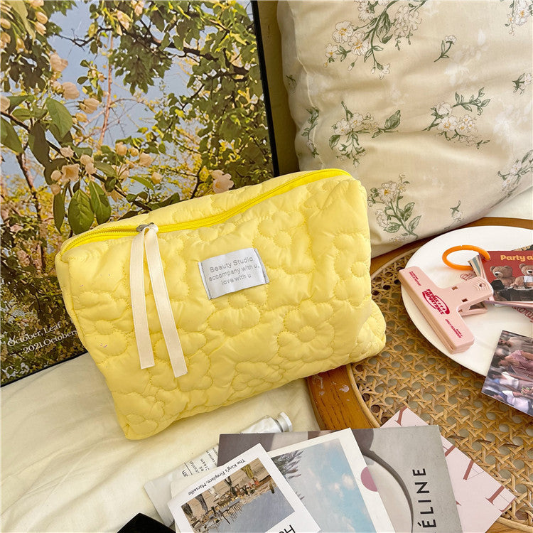 Ins Soft Flower Cosmetic Bag Limorista
