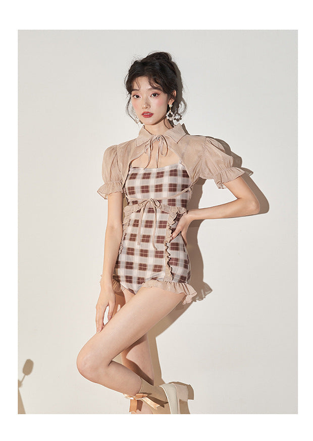Hot Spring Vacation One Piece Swimsuit Female Limorista