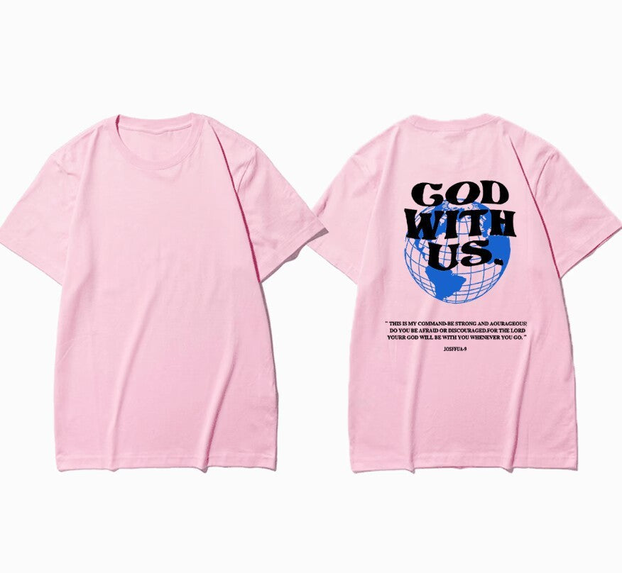 Letter Print Short-sleeve Casual Retro T-shirt Women Limorista