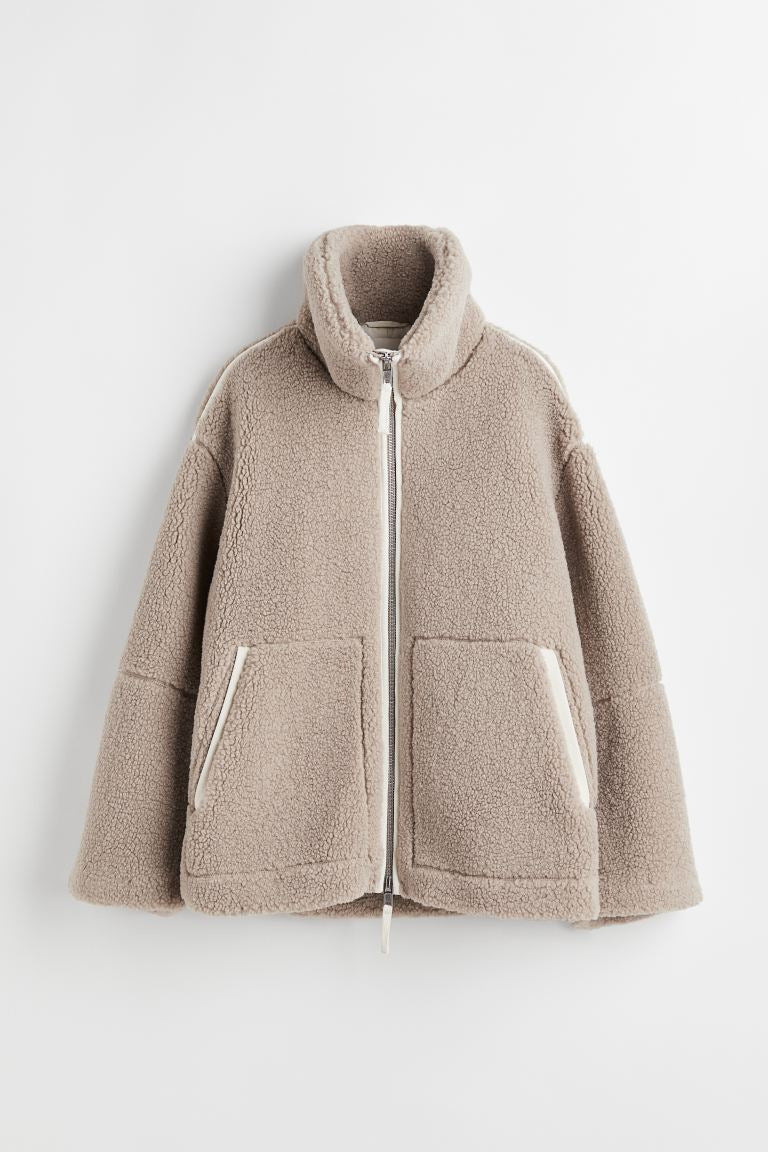 New Fashion Loose Anti-cashmere Personal Leisure Outdoor Zipper Jacket Limorista