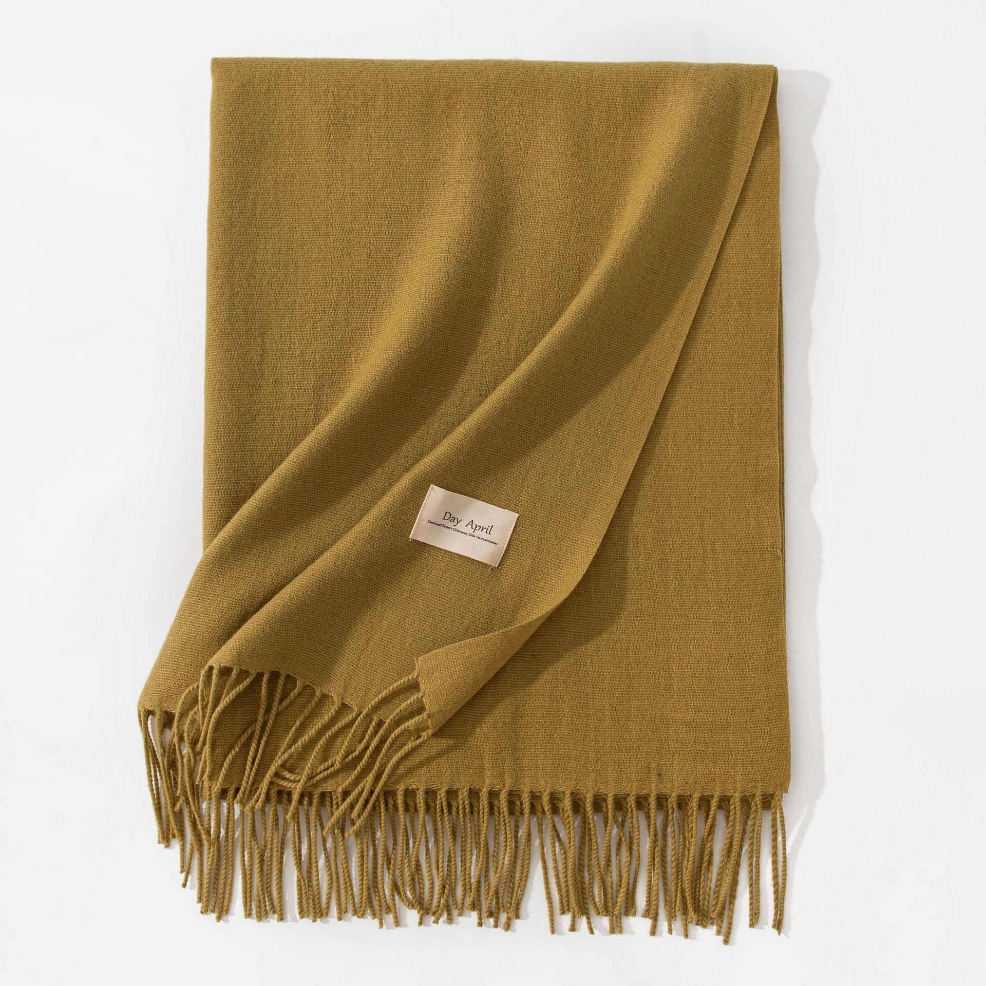 Pure Color Artificial Cashmere Scarf Women&