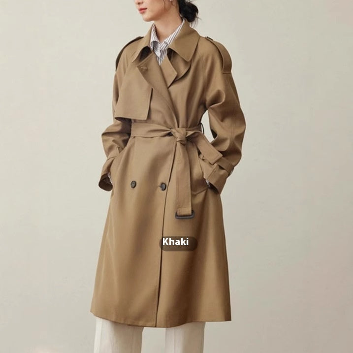 New Mid-length Trench Coat For Women Limorista