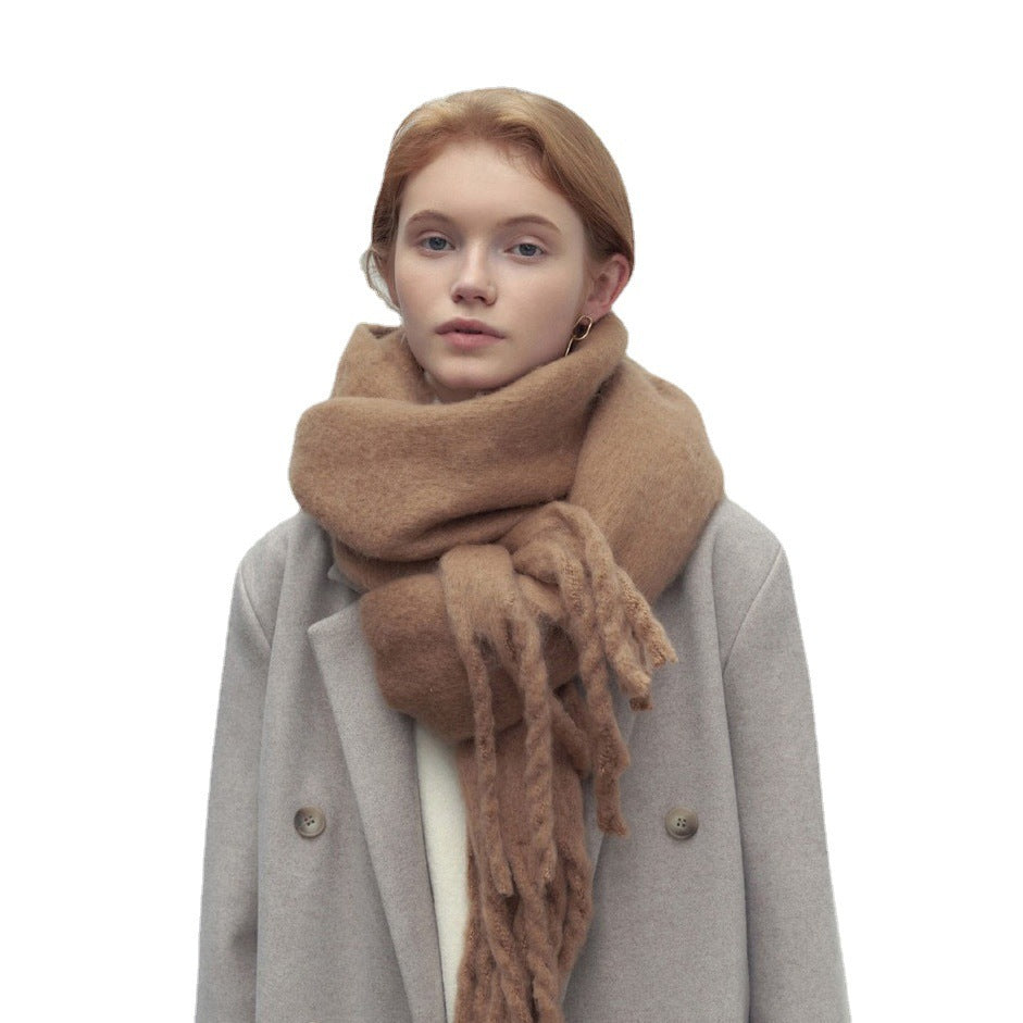 All-match Soft Glutinous Idle Style Thermal Long Scarf Limorista