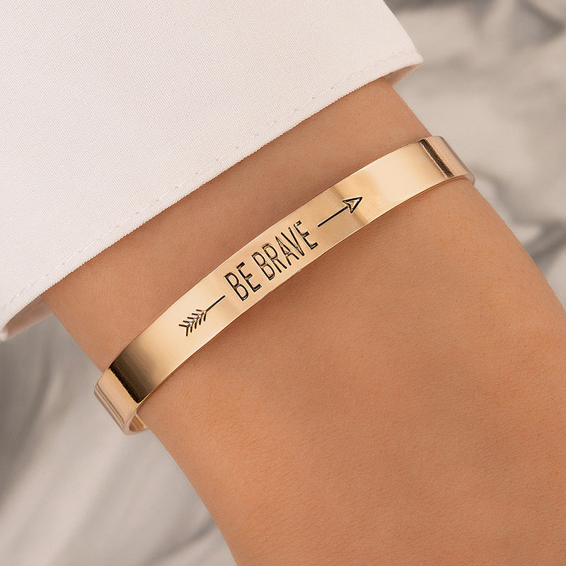 Bow Letter Personality Geometric Irregular Bracelet Limorista