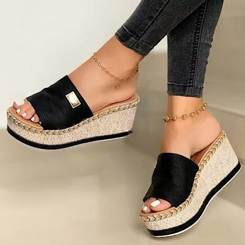 Platform sandals wedge heels fashion sandals Limorista