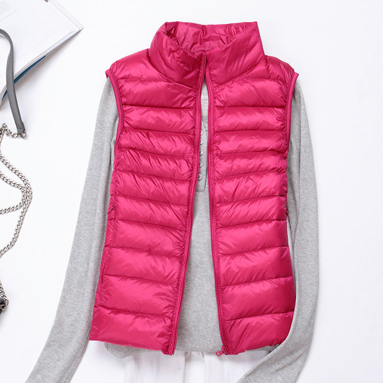 New Autumn Women Light Down Vest Limorista