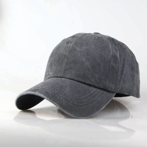 Washed Solid Color Light Board Baseball Cap For Women Limorista