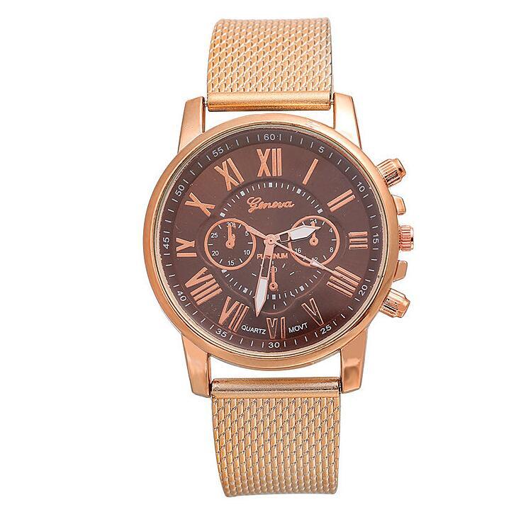 PVC multi-color face bracelet watch Roman digital face quartz watch WISH hot sale ladies Geneva watch Limorista