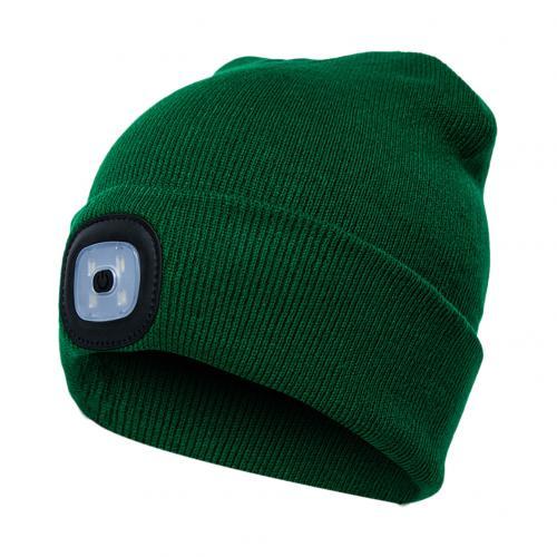 LED Knit Hat Button Cell Type Knitted Hat With Light Glowing Limorista