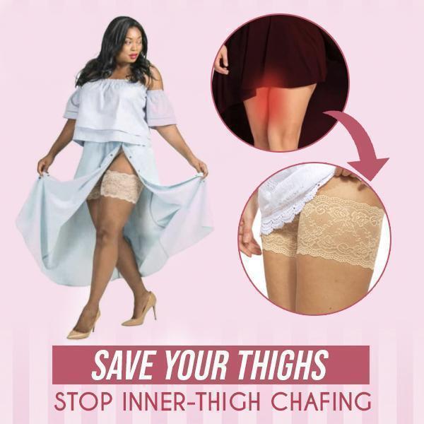 Lace Pocket Thigh Slip Resistant Socks Limorista