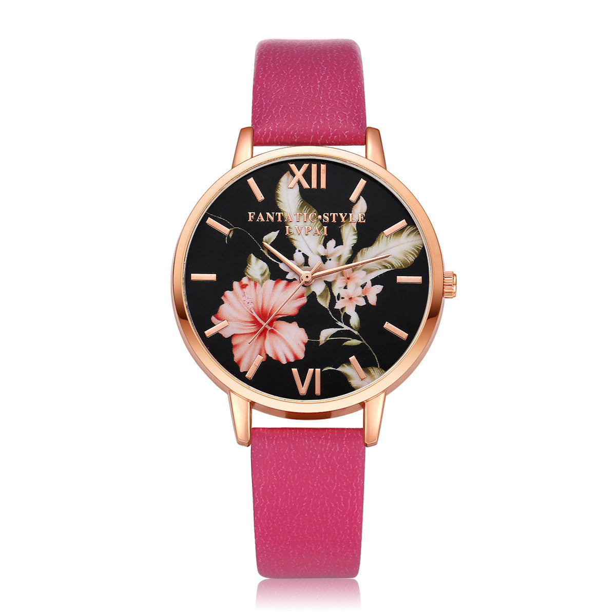 Lvpai Marke Frauen Armband Uhr Mode Rose Gold Blumen Leder Einfache Frauen Kleid Uhren Luxus Business Geschenk Uhr Uhr Limorista