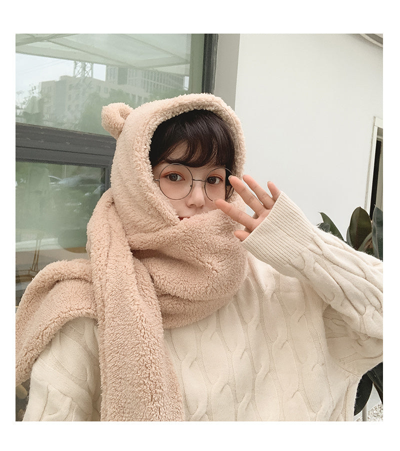 Bear ears scarf hat Limorista