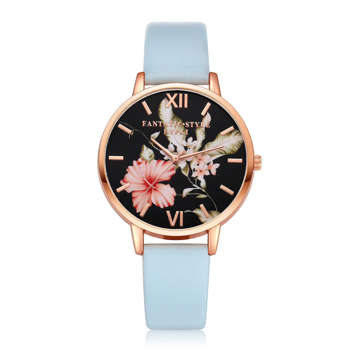 Lvpai Marke Frauen Armband Uhr Mode Rose Gold Blumen Leder Einfache Frauen Kleid Uhren Luxus Business Geschenk Uhr Uhr Limorista