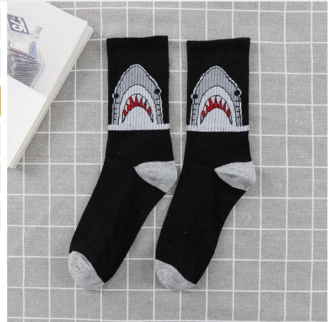 White autumn and winter tube tide socks European and American fashion personality female socks Limorista