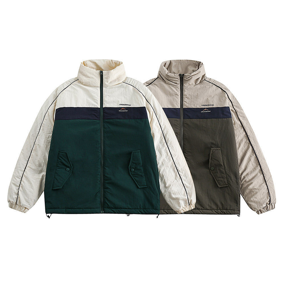 Casual Loose Solid Color Coat Japanese Trendy Cotton-padded Coat Limorista