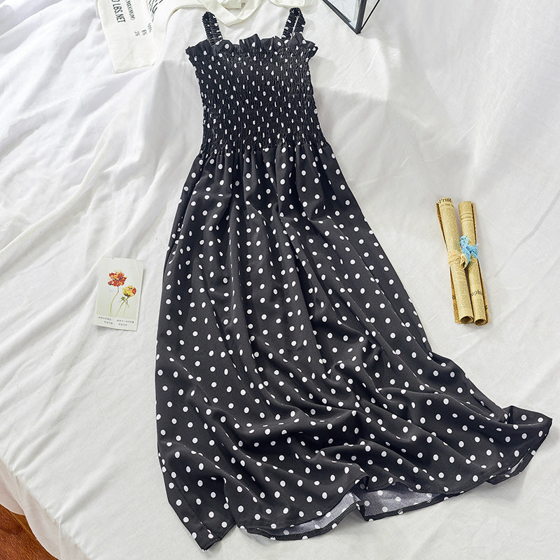 Bandeau ruffled camisole dress Limorista