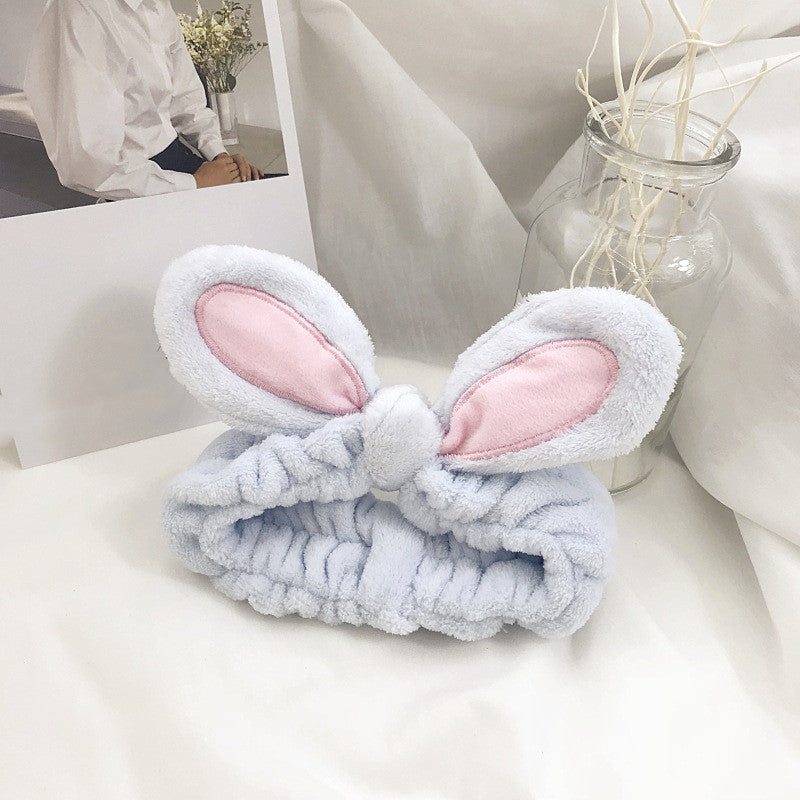 Rabbit Ear Washing Makeup Headband Limorista