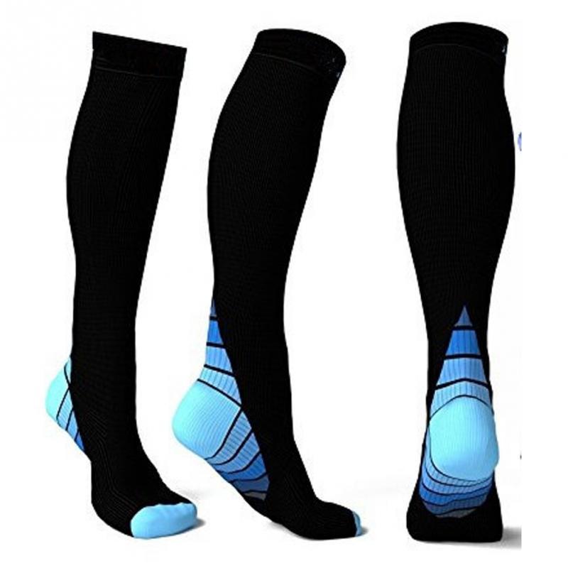Unisex Men Professional Compression Socks Breathable Travel Activities Fit for Nurses Shin Splints Flight Travel Sports Sock Limorista
