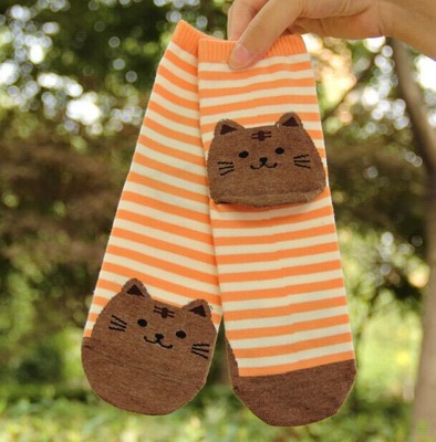 Striped Cat Socks Limorista