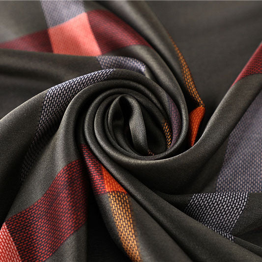 Geometric silk silk scarf Limorista