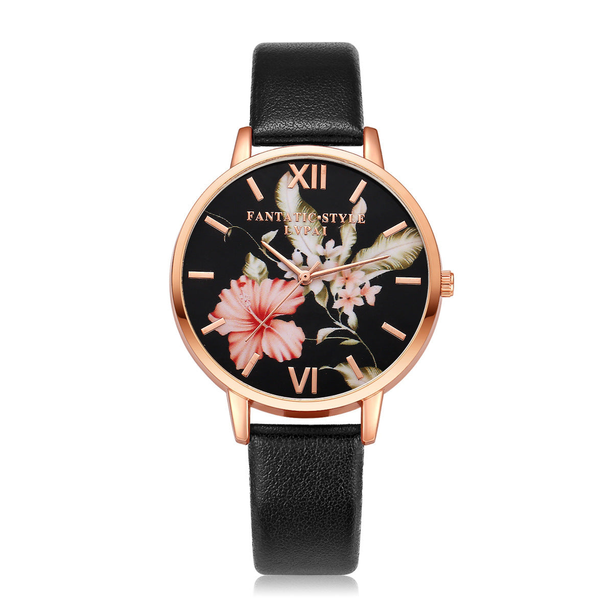 Lvpai Marke Frauen Armband Uhr Mode Rose Gold Blumen Leder Einfache Frauen Kleid Uhren Luxus Business Geschenk Uhr Uhr Limorista