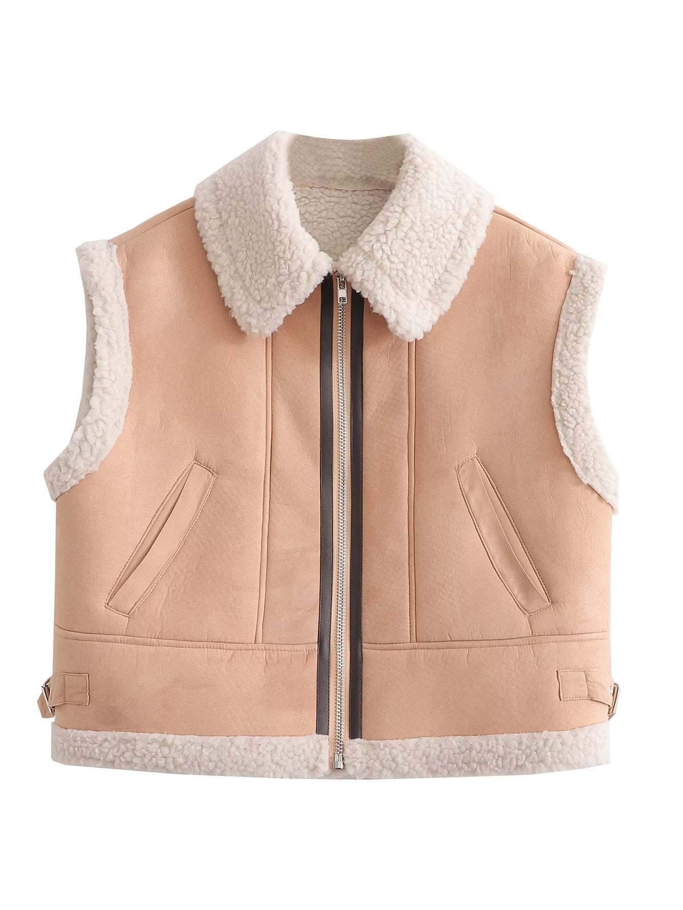 Street Fashion 3 Color Fur Vest Coat 9605 Limorista