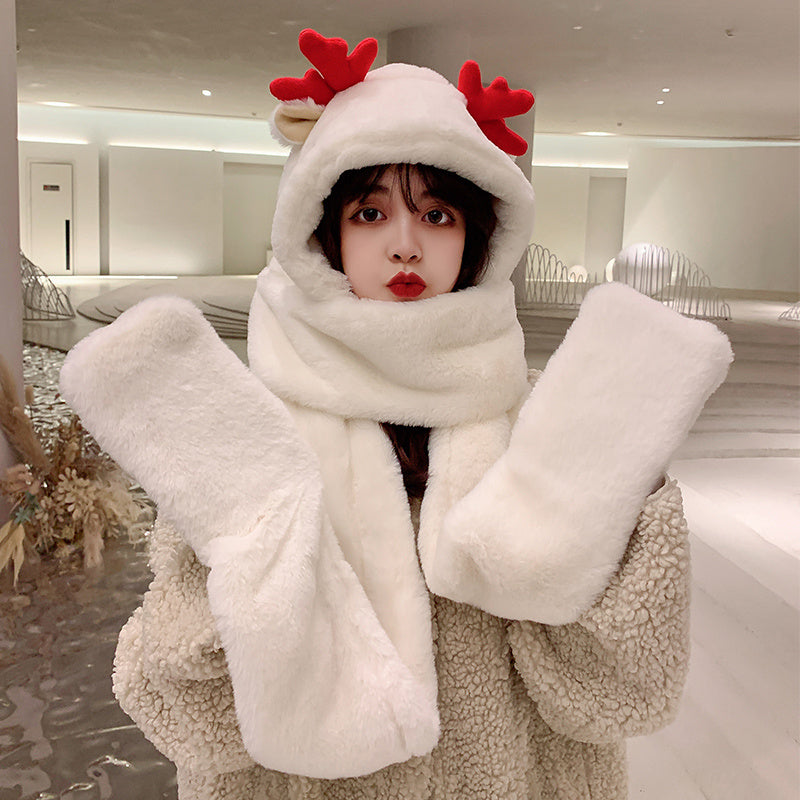 Bear ears scarf hat Limorista