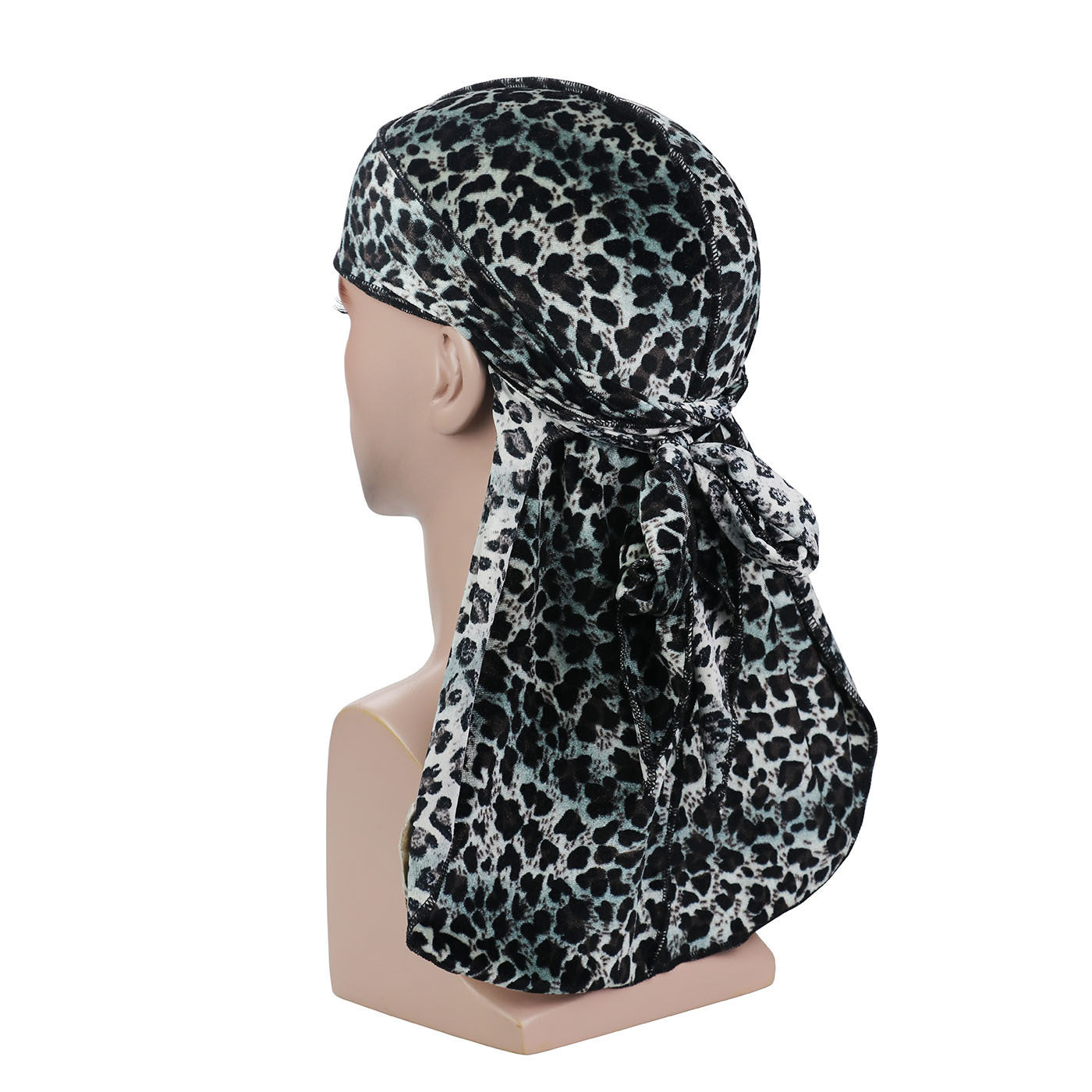 Velvet Leopard Long Tail Pirate Hat Limorista