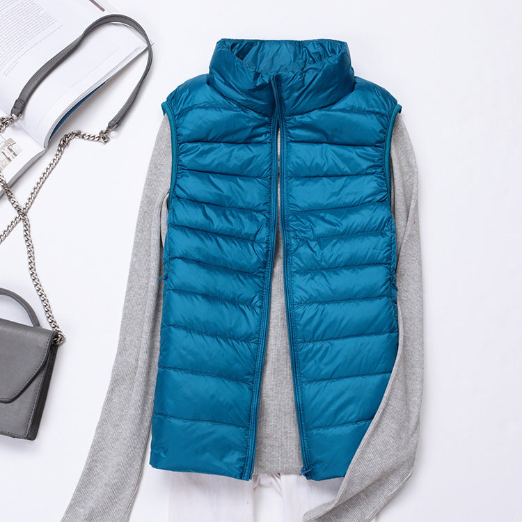 New Autumn Women Light Down Vest Limorista