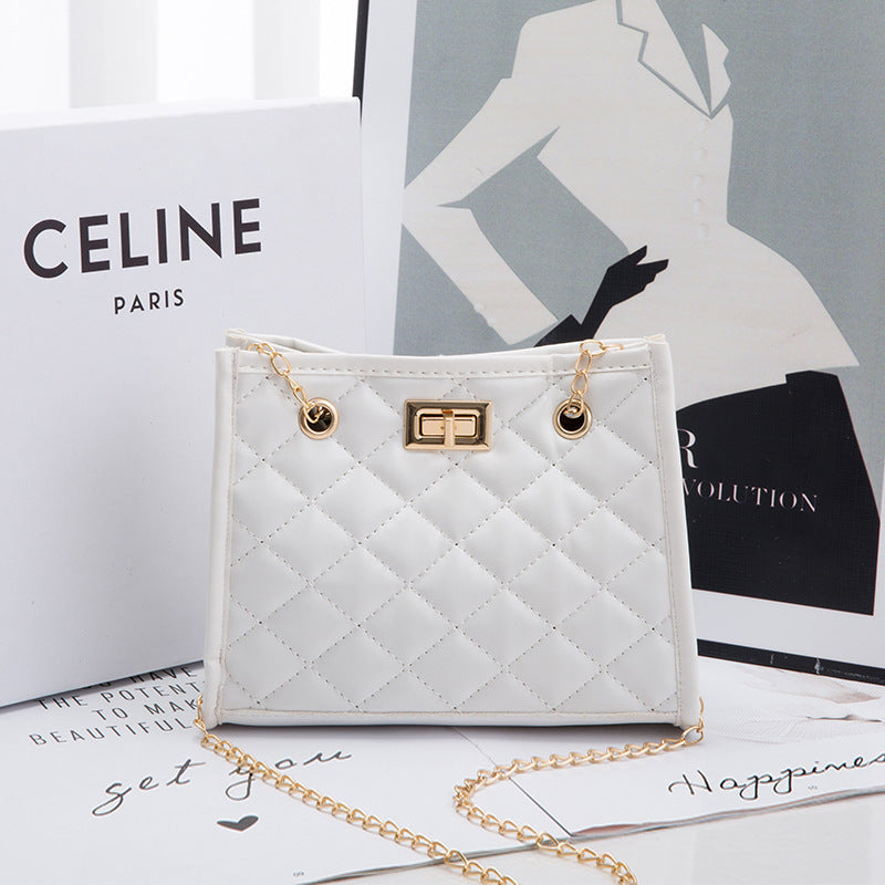 Mini Chain Shoulder Bags Rhombus Sewing Small Square Bags For Women Limorista